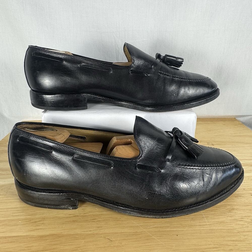 Allen Edmonds Grayson Mens Tassel Loafers 10.5 EEE Black 50480, Timeless